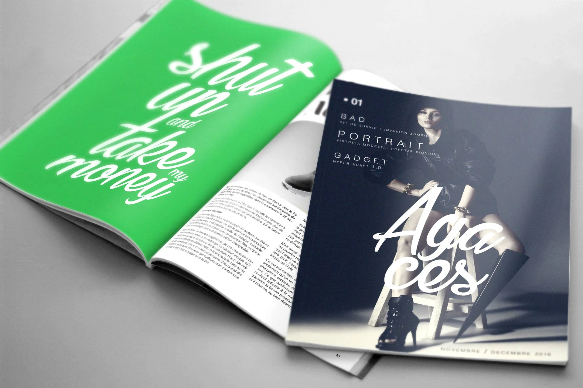 magazine print agaces