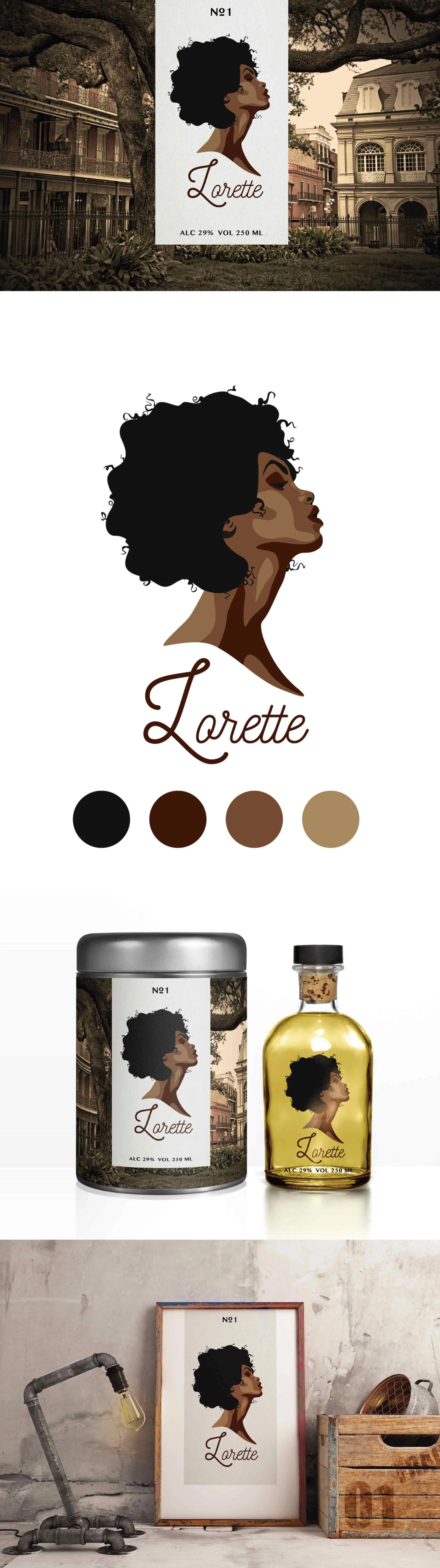 mise en situation charte graphique lorette