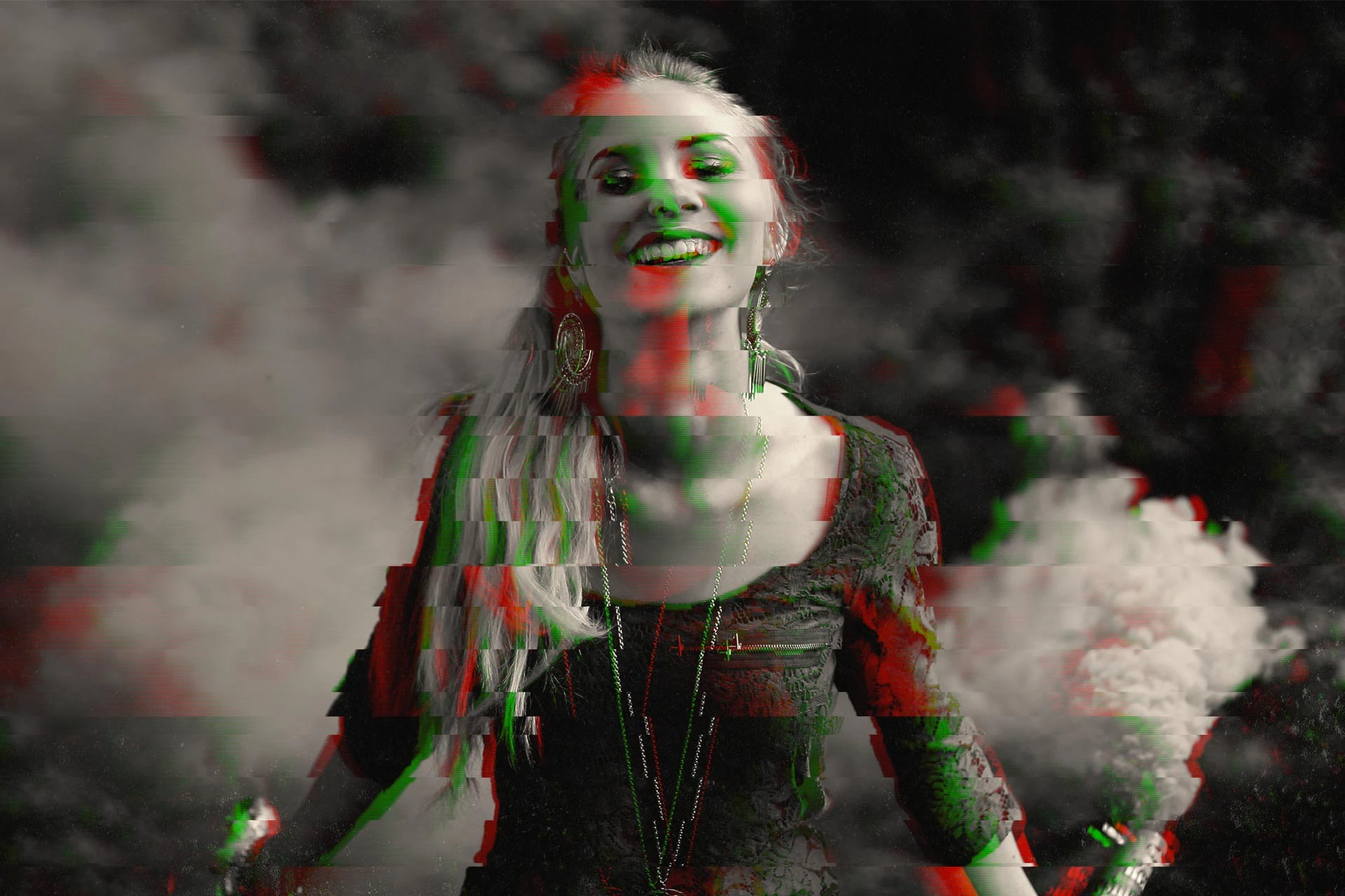 photomontage glitch