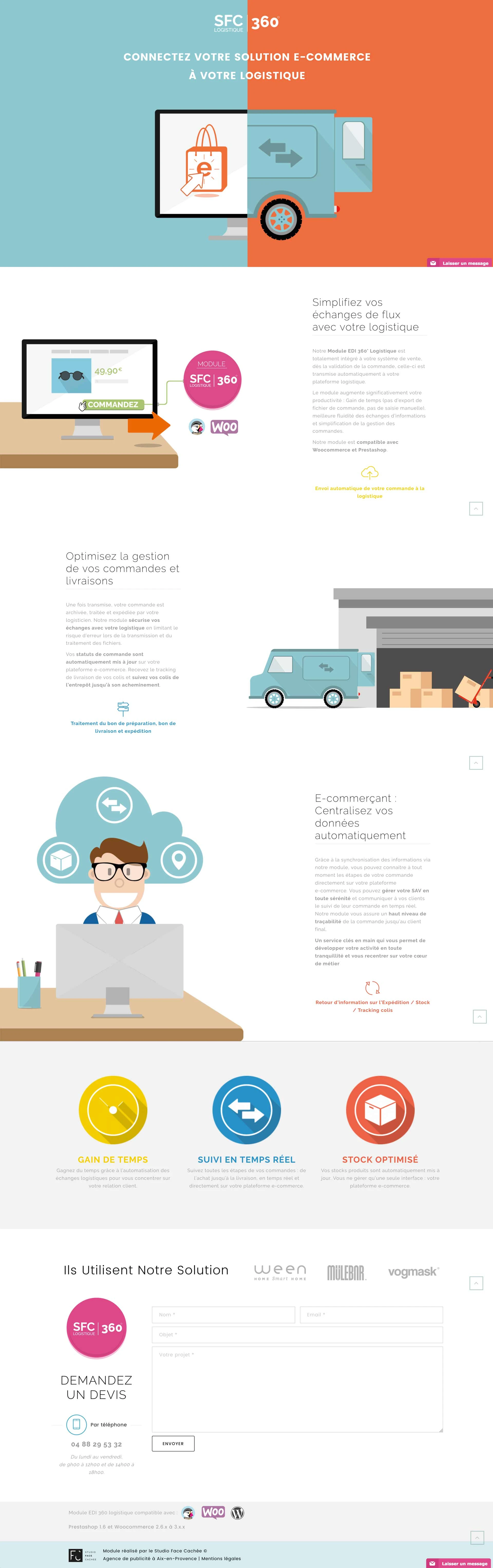 web design sfc-logistique