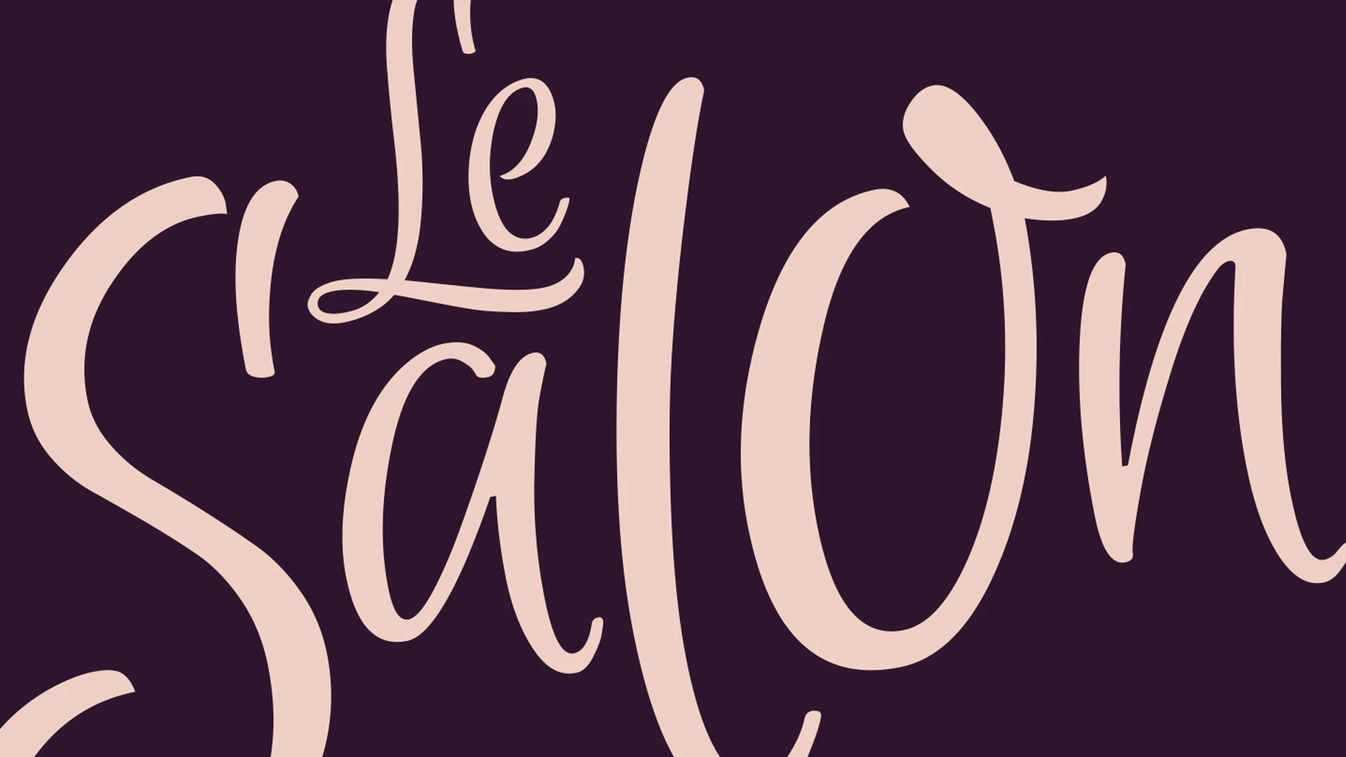 site web, print et charte graphique le salon